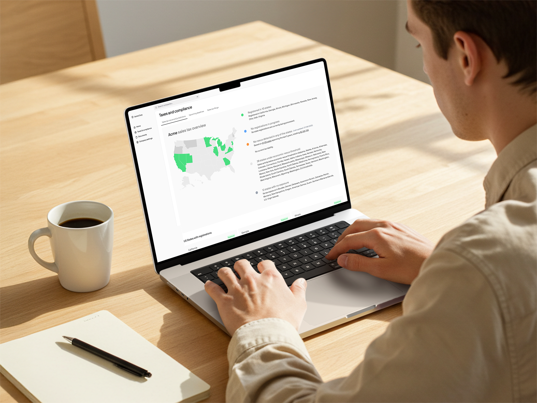 Bookkeeping dashboard